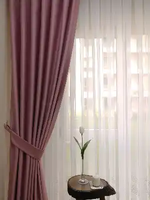 Gül Kurusu Blackout Düz Fon Perde- Gül Kurusu
