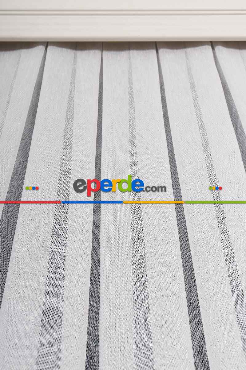 Salon Tül Perde - Balık Sırt Düz Tül Perde Ütü İstemez