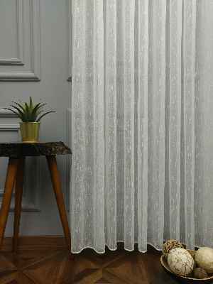 Ekru Şantuk Düz Tül Perde 2021 Konak Özel Seri Ütü İstemez!- Ekru