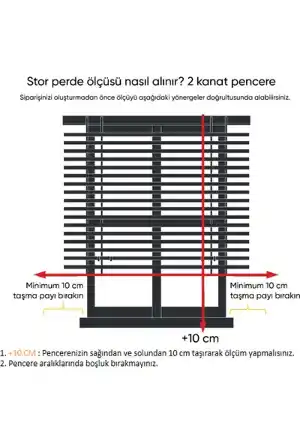 Koyu Kahve Karatma Stor Perde- Kahve Koyu