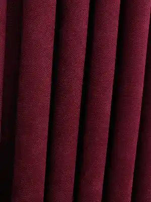 Bordo Düz Sade Fon Perde ( En 150cm Dökümlü Fon )- Bordo