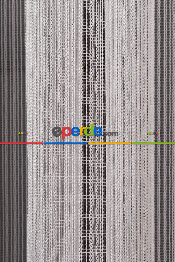 Yatak Odası - Makarna Çizgili Armür Tül Perde Akdz 1070