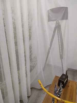 Modern Dökümlü Tül Perde - Ekru- Ekru