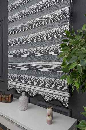 Zebra Perde - Geçişli Mikro Pileli Zebra Perde