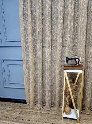 Yağmur Sade Düz Bej Vizon Renkli Ütü İstemez Tül Perde