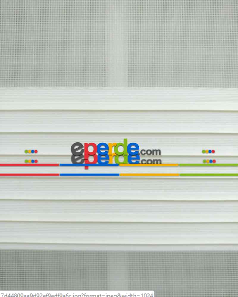 Zebra Geniş Pilise Ekru- Ekru