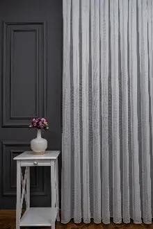 Ekru Renkli Kedi Tırmalamalarına Dayanaklı Tül Perde