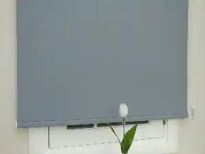 Yıkanabilir Pvc Mat Lüx Stor Perde - Gri 1. Kalite- Gri-füme-antrasit