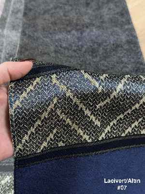 7 Farklı Renk Bordürlü Jakar Dokuma Fon Perde, Premium Kalite Seri