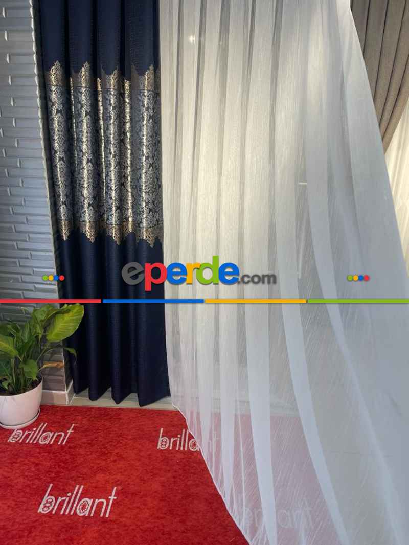 Brillant Şantuk Ağır Gramaj Ütü İstemez Yeni Sezon Tül Perde