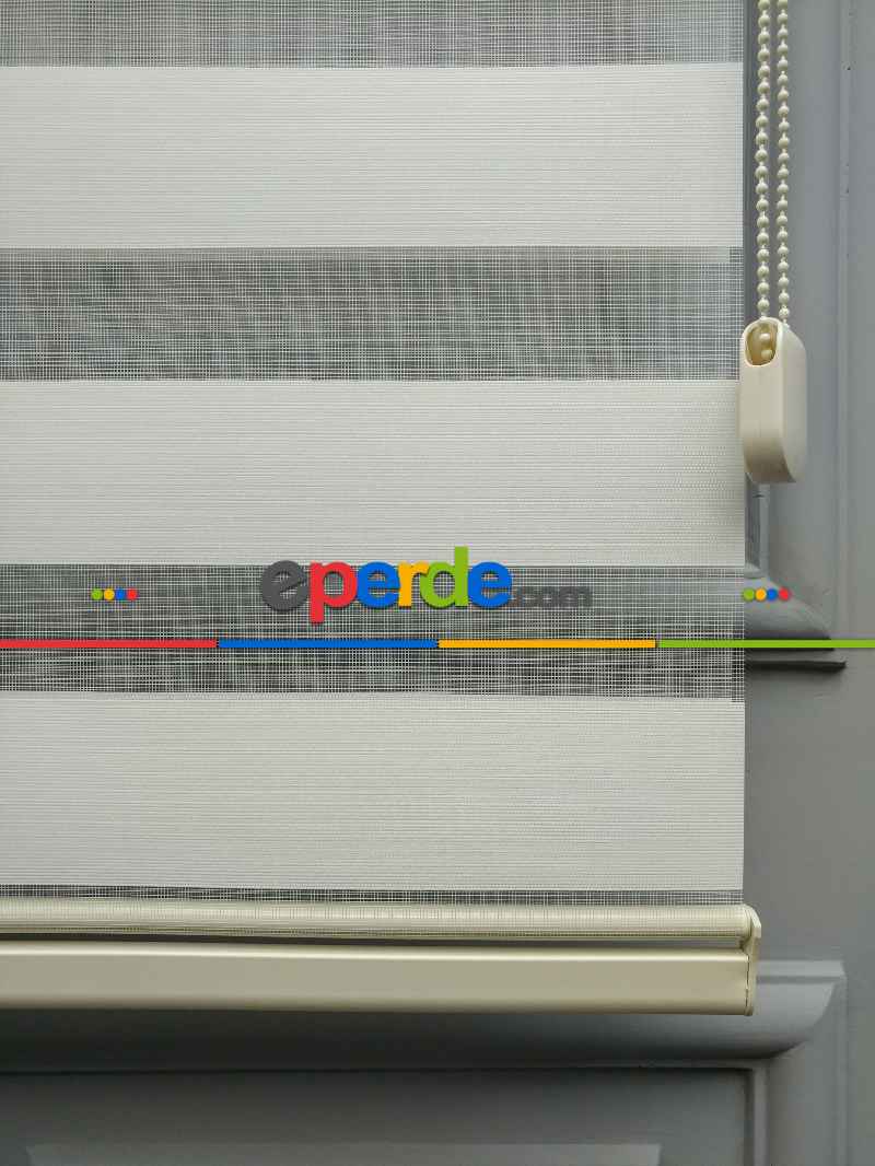 2025 Sezonu - Zebra Perde - Bambu Zebra Perde- Krem