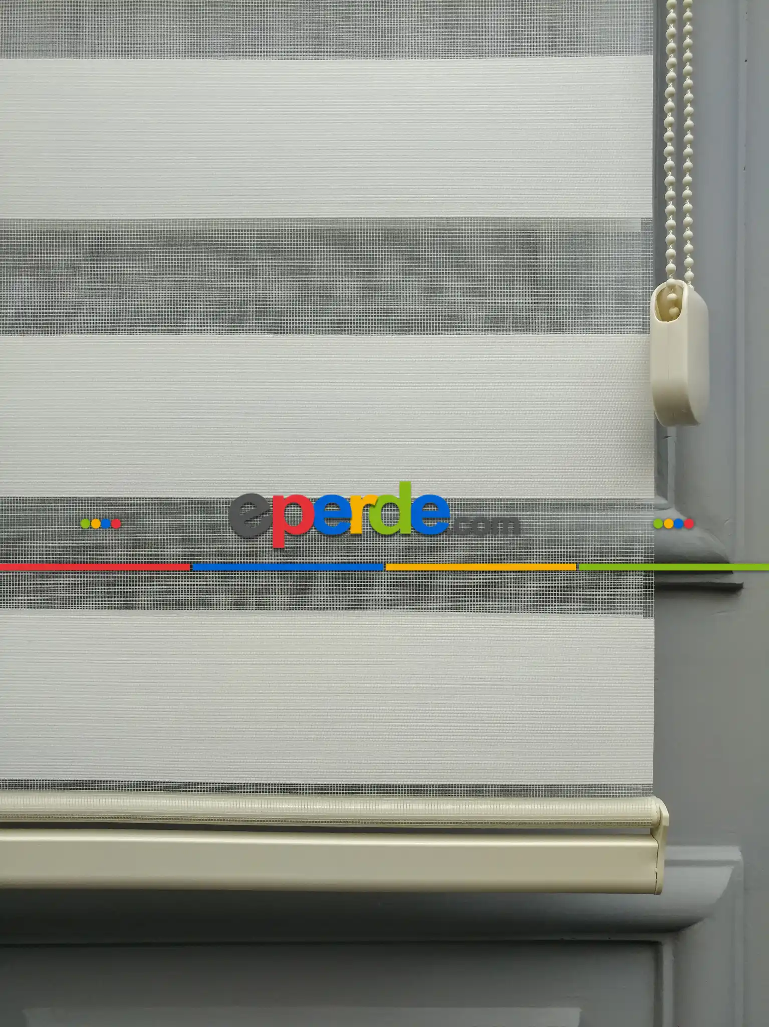 2025 Sezonu - Zebra Perde - Bambu Zebra Perde- Krem