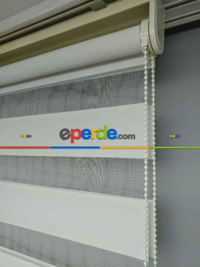 2025 Sezonu - Zebra Perde - Bambu Zebra Perde- Krem