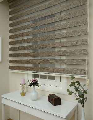 Mutfak - Zebra Perde -bambu Düz Zebra Perde- Vizon Rengi