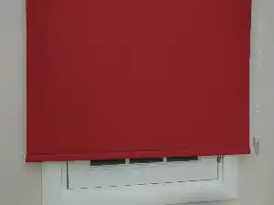 Mat Stor Perde - Kırmızı- Kırmızı