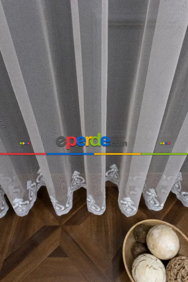 Tül Yarım Renkli Degrade Tül Renkli Tül