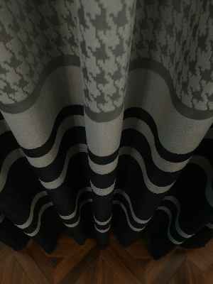 Aypeteks Pano Desen Kadife Fonluk- Gri-füme-antrasit-gri Koyu