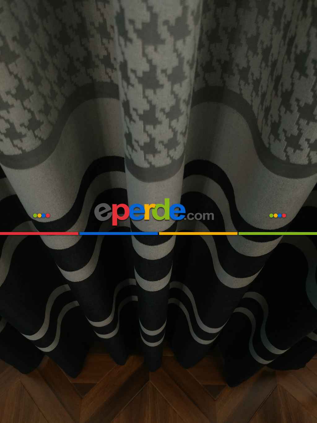 Aypeteks Pano Desen Kadife Fonluk- Gri-füme-antrasit-gri Koyu