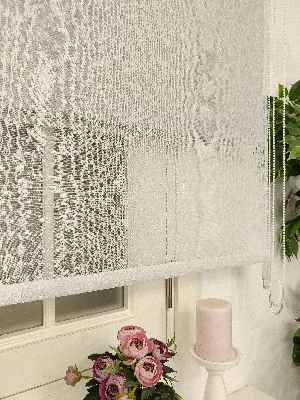 Çiftli Sistem Tül Stor Beyaz Örme Tül 2025- Beyaz