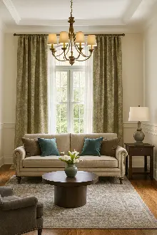 Elif Düz Jakar Dokuma Fon Perde - 29 Renk Seçenekli