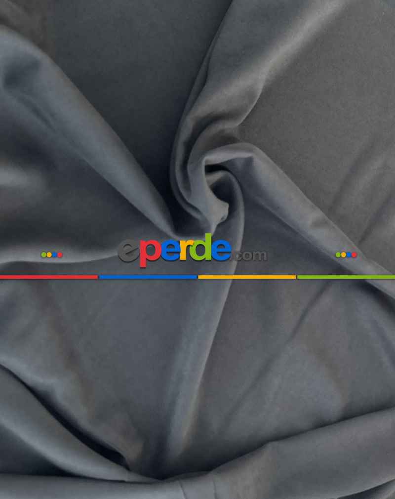 Ada Düz Kadife Görunümlü Dökümlü Fonluk Kumaş