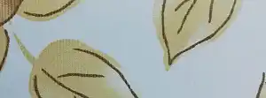 Çiçek Desenli Zebra Perde Hardal- Sarı-beyaz-hardal