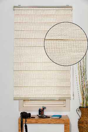 Mutfak Zebra Perde Düz Seri- Krem