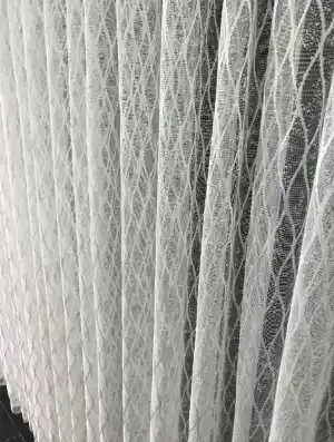 Salon Tül - Baklava Desen Jakarlı Tül