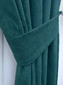 Bebek Odası - Petrol Mavi - Düz Fon Perde 820