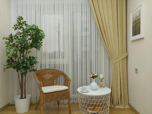 Soft Koyu Krem Fon Perde (150)- Krem Koyu