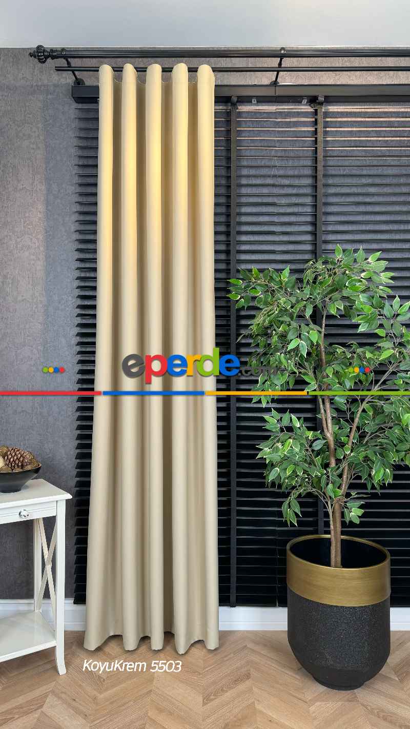 Yatak Odası - Premium 0 Blackout Karartma Fon Perde