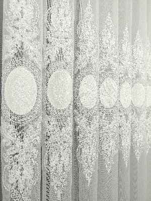 Salon - Örme Tül- Ekru