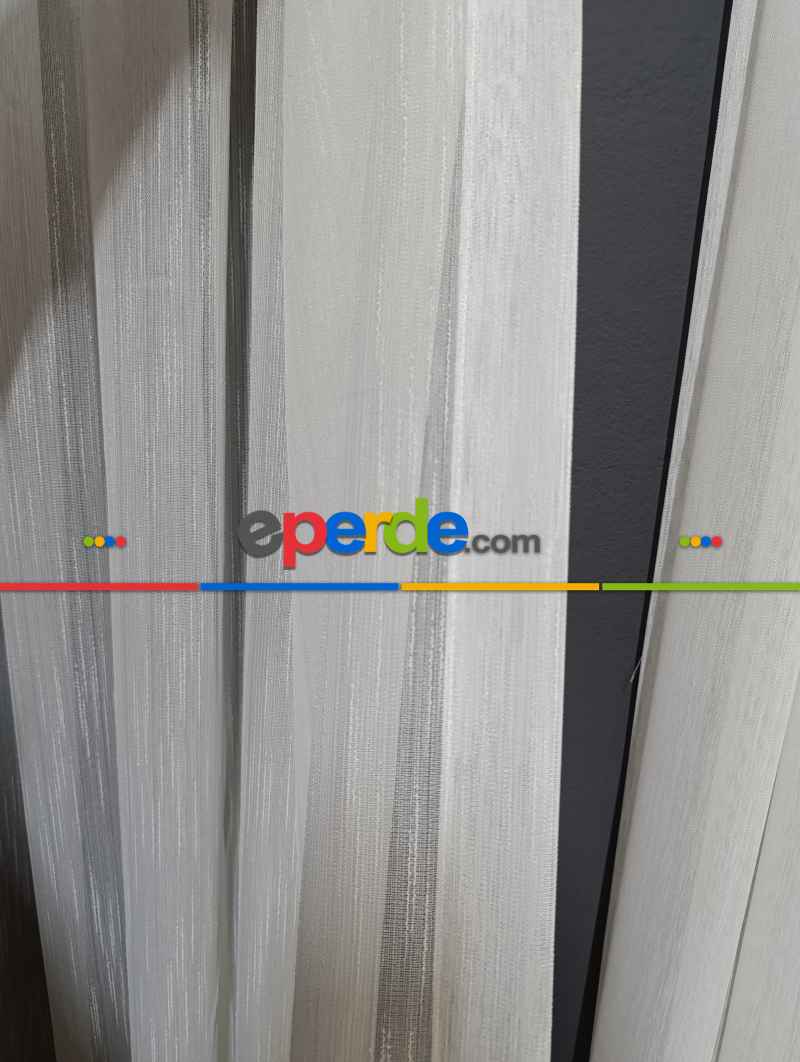 Lüx Bambu Vakko Şantuk Gramajlı Eteği Kurşunlu Ekru Tül