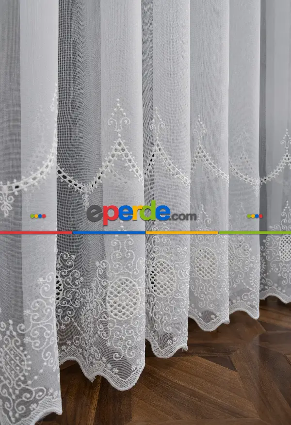 Etek Çelenk Bohre Ütü İstemez Kırışmaz Model Tasarım Tül