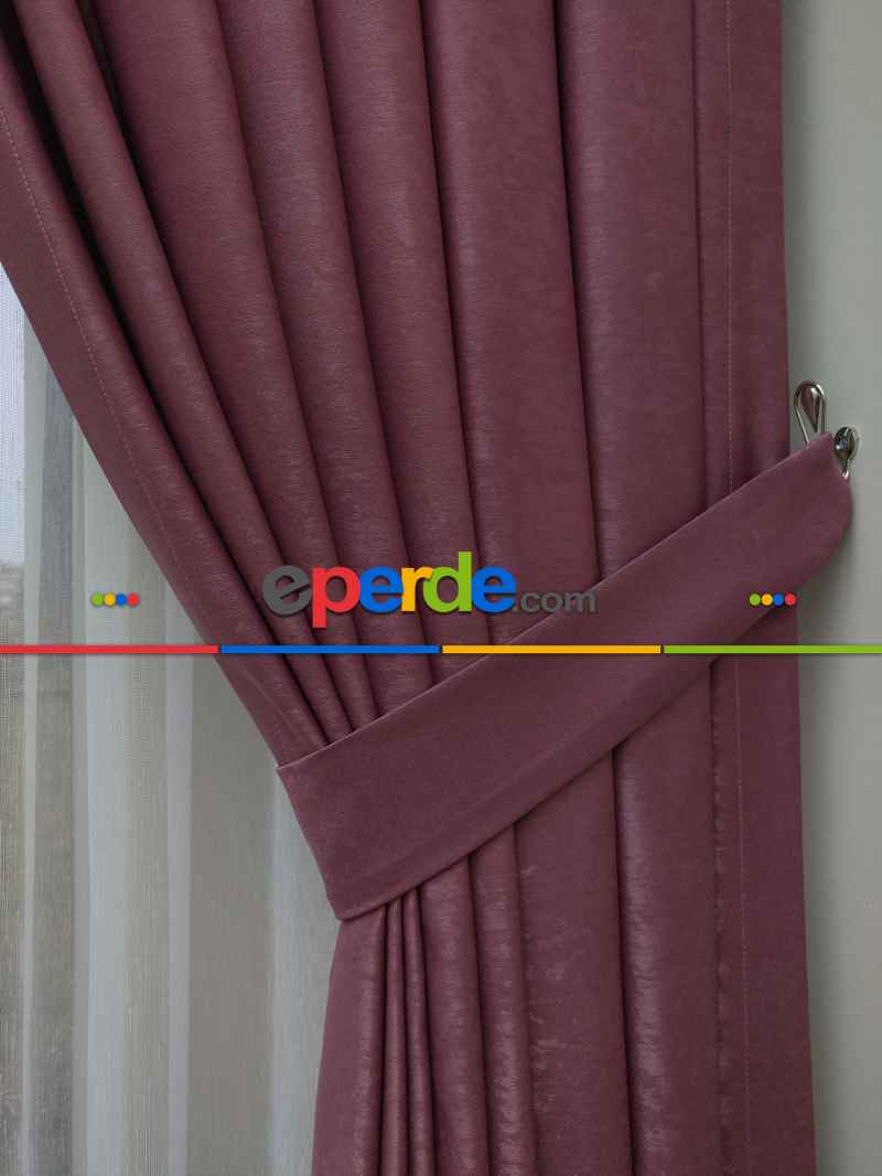 Soft Ğül Kurusu Fon Perde (150)- Gül Kurusu Açık