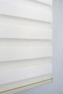 New Düz Zebra Perde- Krem Açık