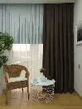Soft Fon Perde- Kahve Açık
