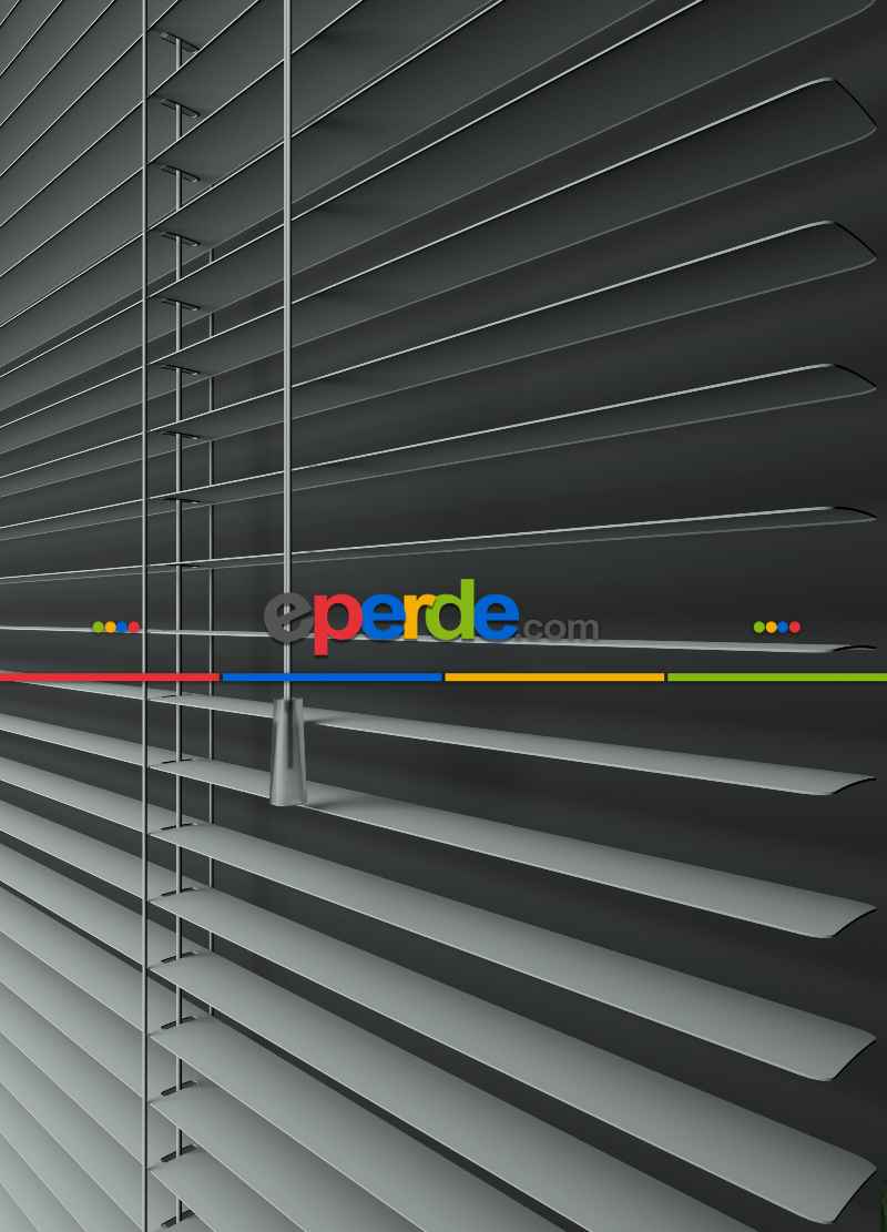 Beyaz - Alüminyum Jaluzi Perde - 25mm Kalınlığında