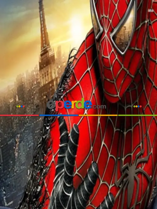 Spiderman Dijital Baskılı Stor Perde- Beyaz