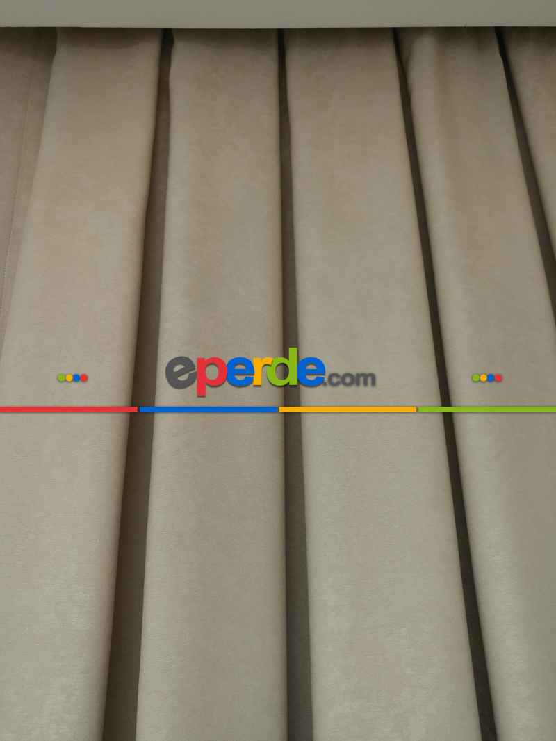 Soft Bej Krem Fon Perde (180)-