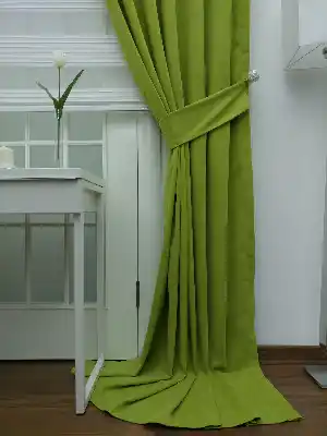 Fıstık Yeşil - Düz Fon Perde- Fıstık Yeşili