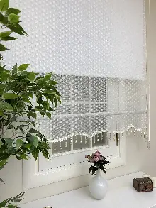 Genç Odası - Çiftli Sistem Tül Stor Perde Ve Stor Perde- Ekru