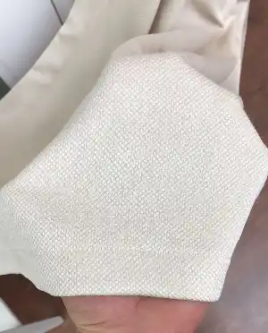 Koyu Krem Renk Düz Fon Perde- Krem Koyu