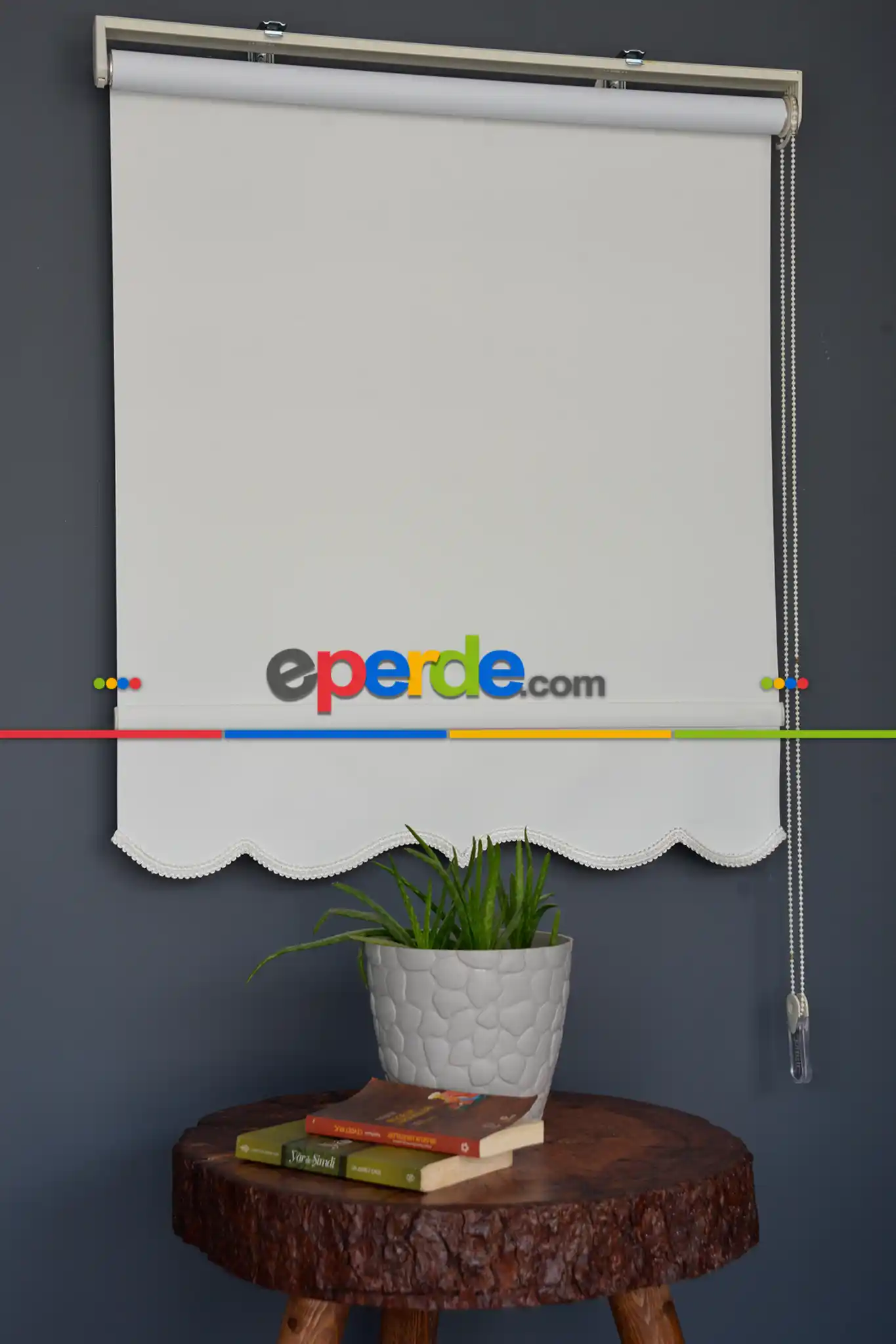 Karartma Stor Perde 2116 Krem Renk Alüminyum Kasalı Etekli Veya Eteksiz Blackout