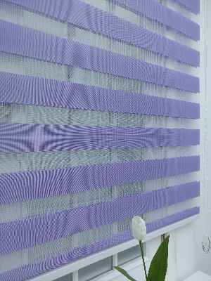 %40 Indirimli !!! Lila Düz Zebra Perde 70x200cm- Lila