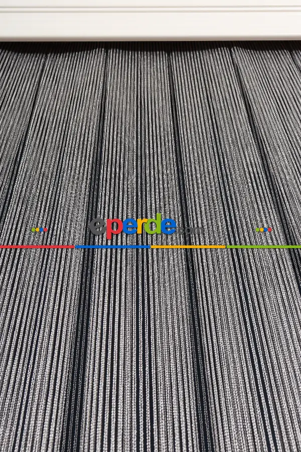 Salon Tül - Luka Gri-antrasit Düz Tül Perde Ütü İstemez