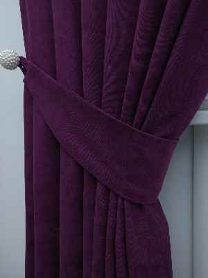 Mor Düz Fon Perde- Mor