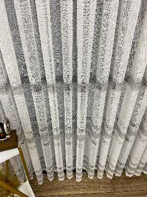 Paris Antrasit Koyu Gri Ara Bantlı Yeni Tasarım Tül Perde