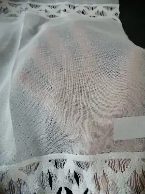 Yeni Sezon Keten Fantazi Brode Tül Perde - 3 Renk Seçenekli