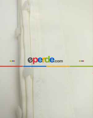 Güneşlik Saten Ekru- Krem